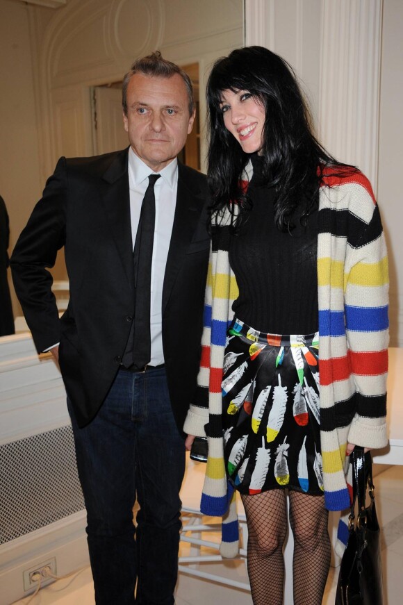 Mareva Galanter et Jean-Charles de Castelbajac lors du Prix Meurice à Paris le 11/10/10