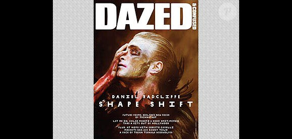 Daniel Radcliffe en couverture de l'édition de novembre du magazine Dazed and Confused