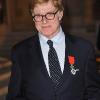 Robert Redford fait Chevalier de la Légion d'Honneur, au Palais de l'Elysée, à Paris, le 14 octobre 2010.