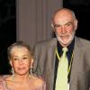 Sean Connery et sa femme Micheline Roquebrune