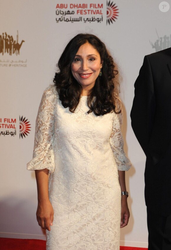 La réalisatrice saoudienne Haifa Mansour à l'ouverture du Festival d'Abou Dhabi, le 14 octobre 2010