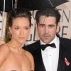 Colin Farrell et sa compagne Alicja Bachleda-Curus posent sur le tapis rouge de la cérémonie des Golden Globes en janvier 2010 à Los Angeles