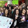 Fans de Justin Bieber en Allemagne en mai 2010