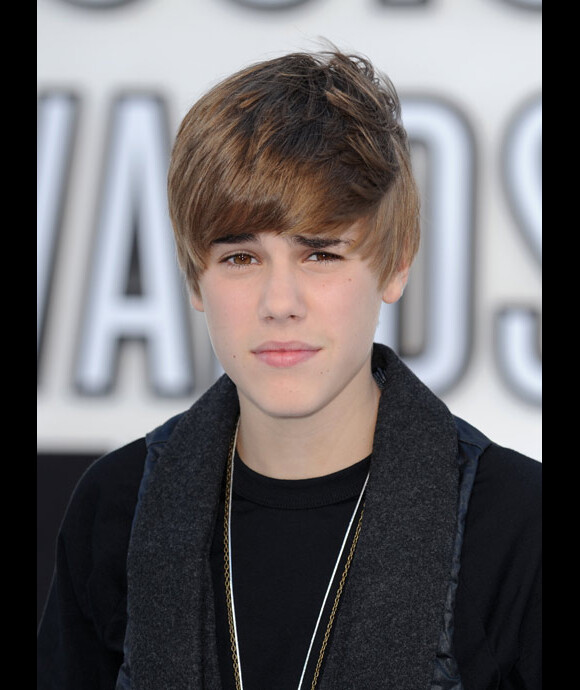 Justin Bieber pose lors de la cérémonie des Music Video Awards à Los Angeles en septembre 2010