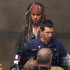 Des images du tournage de Pirates des Caraïbes - La Fontaine de Jouvence, qui se tourne actuellement au Studios Pinewood, dans la banlieue de Londres, octobre 2010.