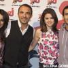 Selena Gomez et l'équipe du 6/9 Nikos Aliagas, Karine Ferri et Mustapha El Atrassi