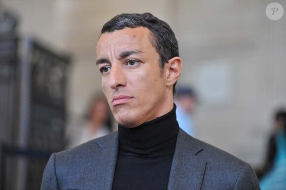 Karim Achoui à l'ouverture du procès en appel, à la cour d'assises de Paris, le 31 août 2010