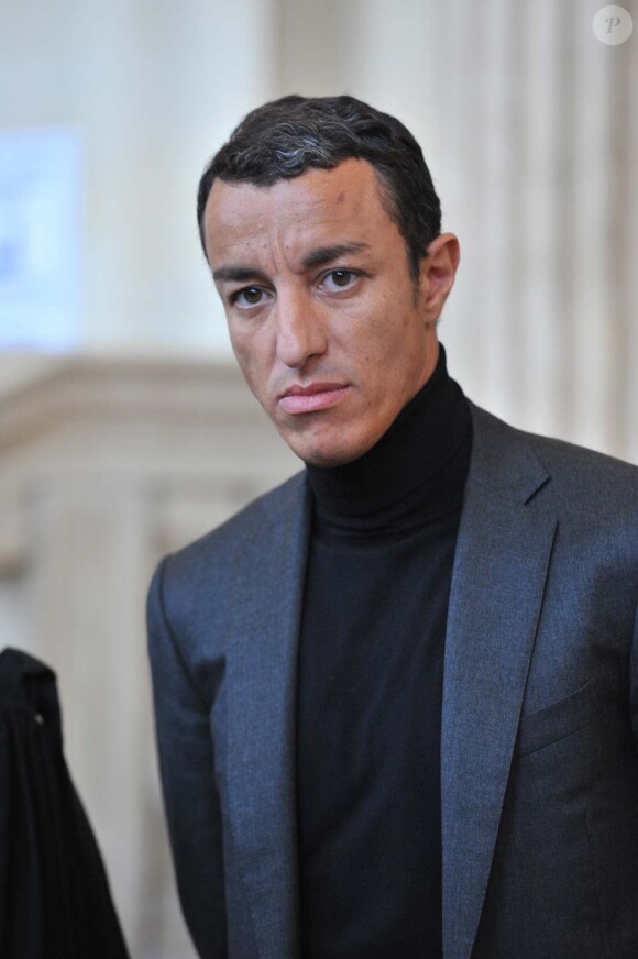 Karim Achoui à l'ouverture du procès en appel, à la cour d'assises de Paris, le 31 août 2010