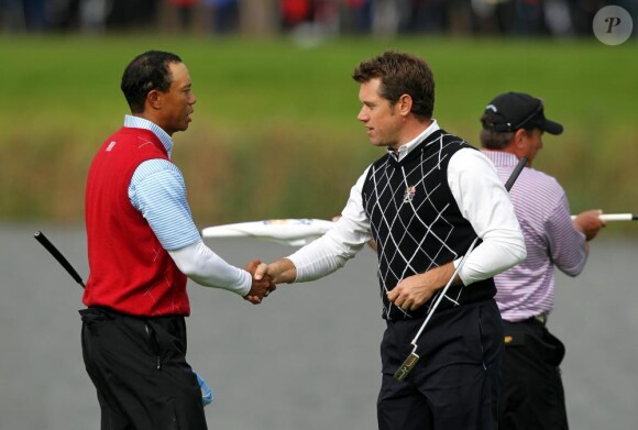 Tiger Woods et Lee Westwood