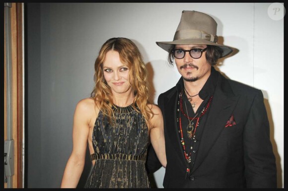 Vanessa Paradis et Johnny Depp, Cannes, le 18 mai 2010