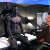 Regardez David Beckham, dans un élan de folie, surprendre une masseuse de L.A...