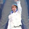 Justin Bieber se produit sur la scène du Honda Center à Anaheim (Californie), dans le cadre de son My World Tour 2010.