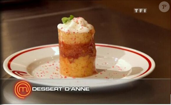 Le joli dessert d'Anne (finale de MasterChef - 4 novembre 2010)