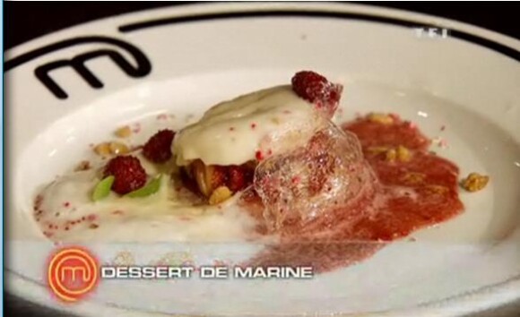 Le "dessert" de Marine... (finale de MasterChef - 4 novembre 2010)