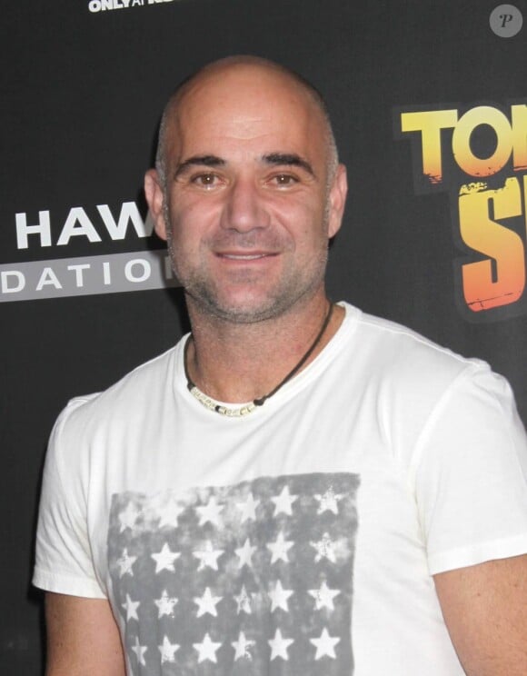 Andre Agassi lors du Stand Up for Skateparks Benefit.