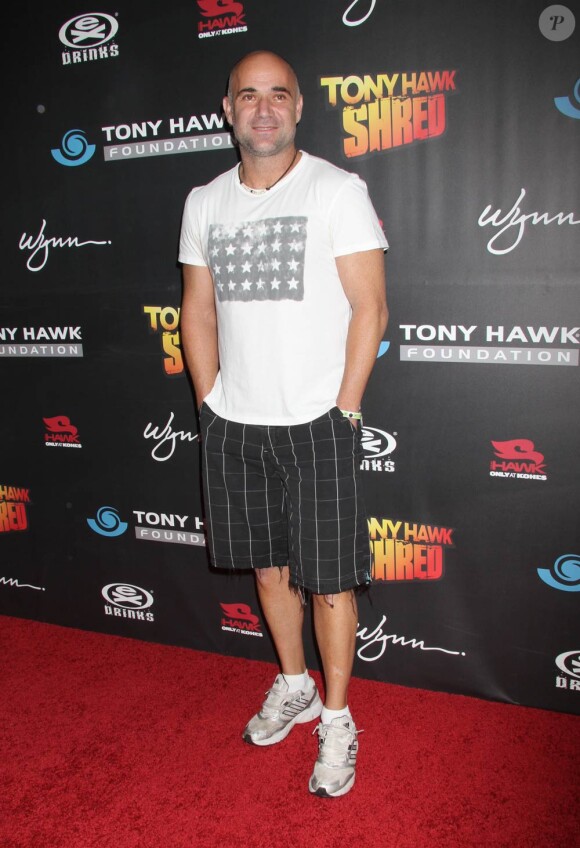Andre Agassi lors du Stand Up for Skateparks Benefit.