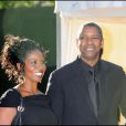 Denzel Washington et sa femme Pauletta en 2008