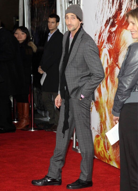 Adrien Brody, à l'occasion de l'avant-première des Trois prochains jours, au Ziegfeld Theatre de New York, le 9 novembre 2010.