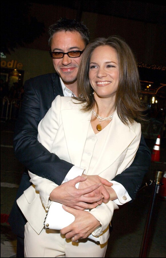 Robert Downey Jr. et Susan, avant-première de Gothika, Los Angeles, le 13 novembre 2003 