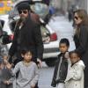 Angelina Jolie, Brad Pitt et leurs enfants