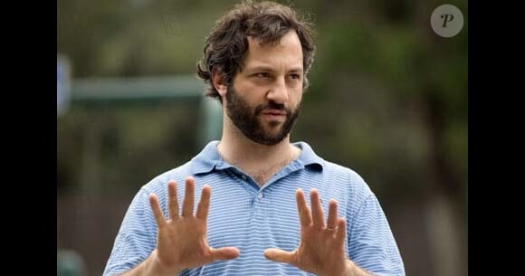 Le réalisateur Judd Apatow sur le tournage du film En cloques mode d'emploi sortie en 2008.