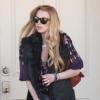 Lindsay Lohan a décroché un Maison Sobre Award, et se promène aux abords de sa résidence de Betty Ford, son centre de désintox, lundi 29 novembre.