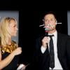 Cécile de Ménibus et Stéphanie Rousseau assistent à la 16e soirée des Trophées de la Nuit, au Lido (Paris), lundi 29 novembre.