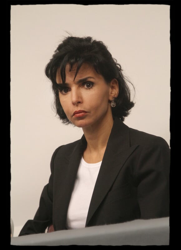 Rachida Dati, le 13 octobre 2010, lors d'une réunion au Musée Social.
