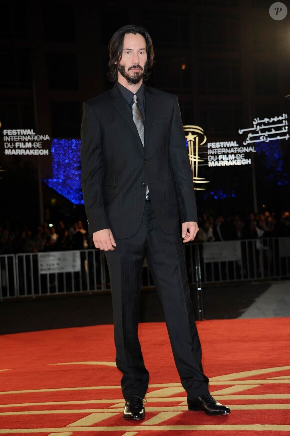Keanu Reeves lors de la soirée hommage au cinéma français lors de la dixième édition du Festival International du Film de Marrakech
