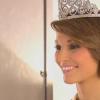 Claire Chazal au JT de 13H le 5 décembre 2010 interviewant Miss France 2011 Laury Thilleman