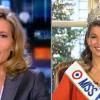 Claire Chazal au JT de 13H le 5 décembre 2010 interviewant Miss France 2011