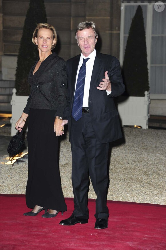 Christine Ockrent et Bernard Kouchner, Elysée, le 4 novembre 2010