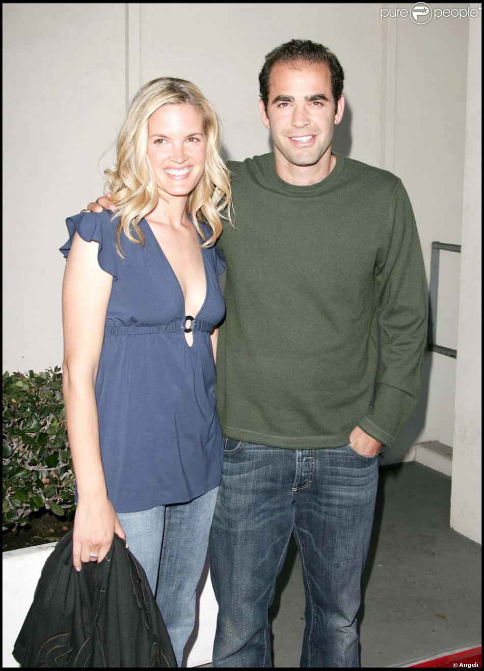 Pete Sampras et sa femme Bridgette Wilson Los Angeles mai 2005