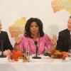 Oprah Winfrey lors de sa conférence de presse en Australie le 13/12/10
