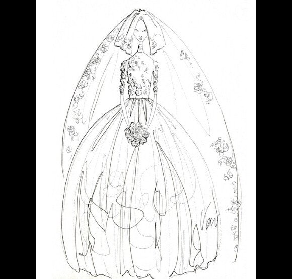 Robe Vera Wang imaginée pour le mariage de Kate Middleton 