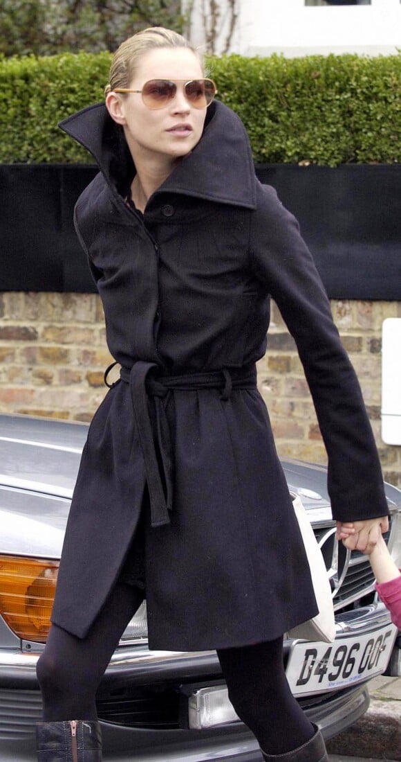 Kate Moss à Londres en avril 2007.