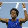 Gaël Monfils, finale de la Coupe Davis, à Belgrade, le 3 décembre 2010