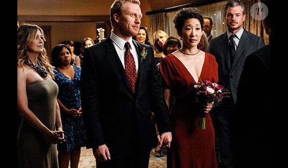 Owen Hunt (Kevin McKidd) et Christina Yang (Sandra Oh) dans la saison 6 de Grey's Anatomy