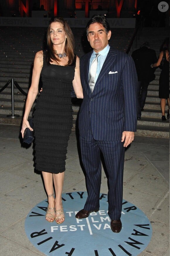 Stephanie Seymour et son mari Peter Brant à New York, le 24 avril 2007.