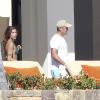 Elisabetta Canalis et George Clooney à Los Cabos au Mexique, le 27  décembre 2010