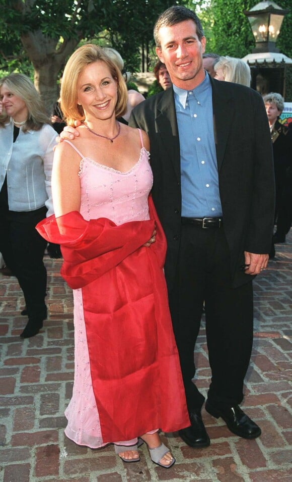 Gabrielle Carteris et son mari Charles Isaacs, Los Angeles, juin 2000