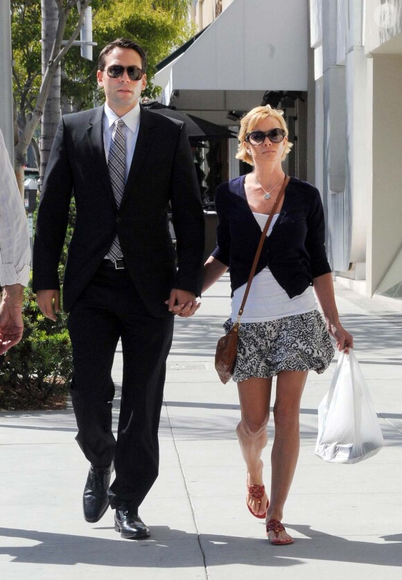 Jaime Pressly et son mari, Los Angeles, juin 2010