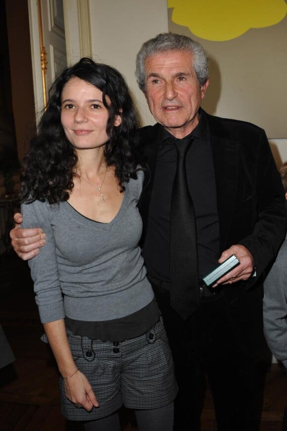 Le réalisateur Claude Lelouch et sa fille Salomé.