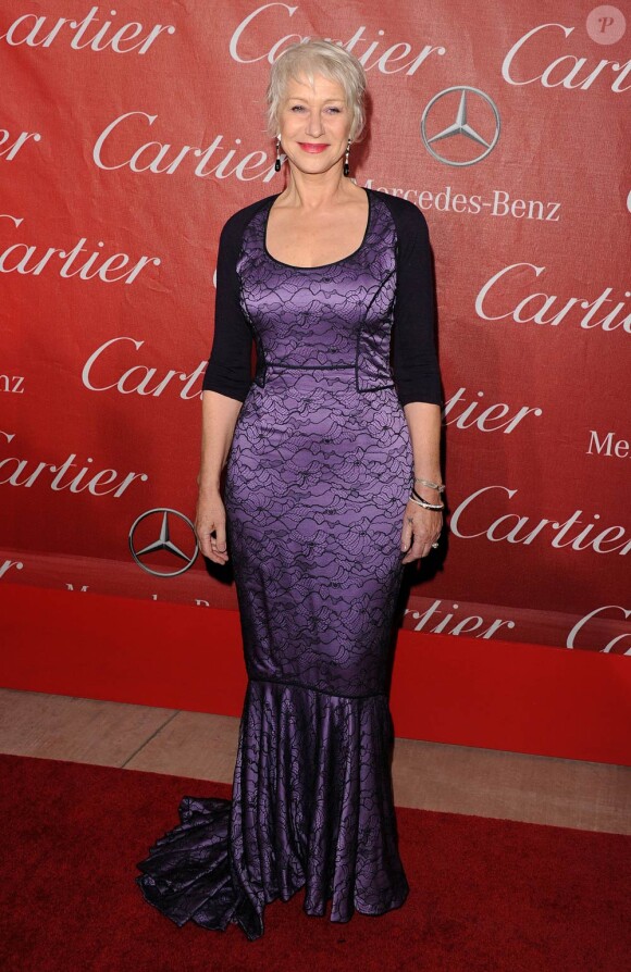 Helen Mirren à l'occasion de la grande soirée de gala du 22e Festival International du Film de Palm Springs, le 8 janvier 2011.