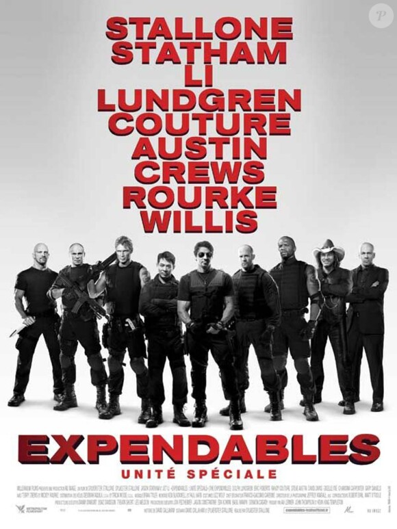 The Expendables est nominé pour être le pire film de l'année lors de la soirée des Razzie Awards, qui se déroulera à Hollywood le 26 février 2011.
