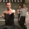 Jim Carrey dans la parodie de "Black Swan" lors de l'émission Saturday Night Live