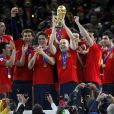 Andres Iniesta, auteur du but victorieux de la Roja en finale de la Coupe du monde 2010, était nominé avec ses coéquipiers Messi et Xavi pour le Ballon d'or 2011... 
