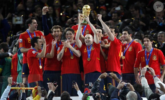 Andres Iniesta, auteur du but victorieux de la Roja en finale de la Coupe du monde 2010, était nominé avec ses coéquipiers Messi et Xavi pour le Ballon d'or 2011...