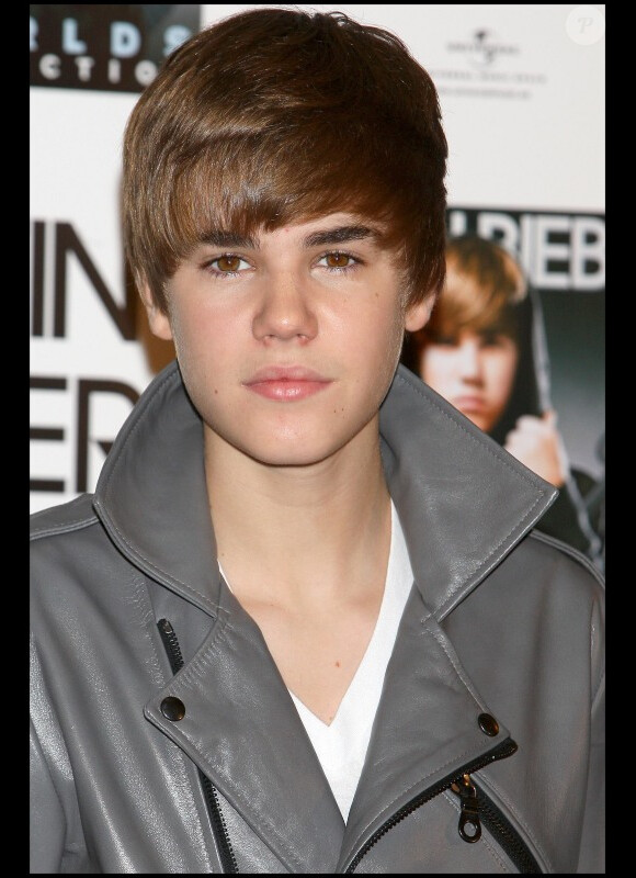 Justin Bieber, en novembre 2010, de passage en Espagne.
