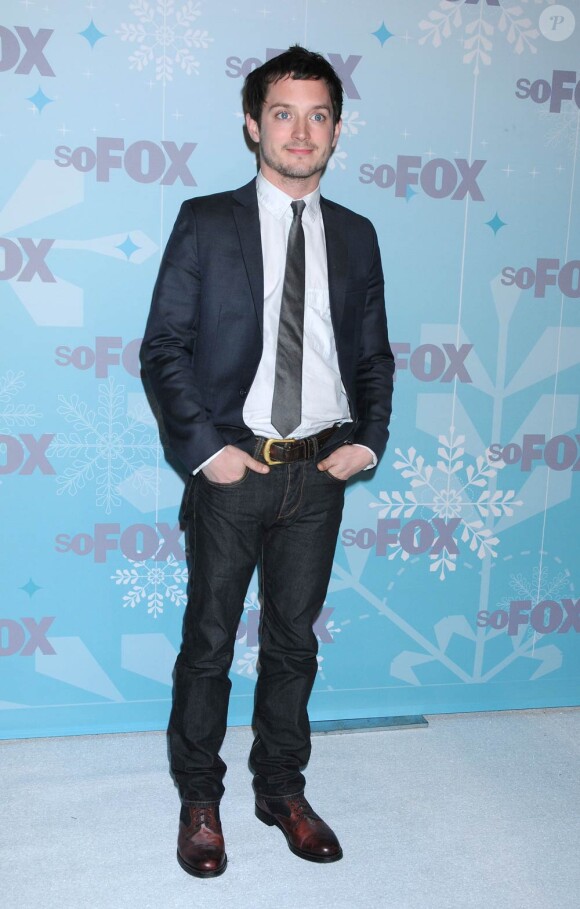 Elijah Wood lors de la soirée FOX 2011 Winter All-Star Party à la Villa Sorriso à Pasadena, Los Angeles, le 11 janvier 2011